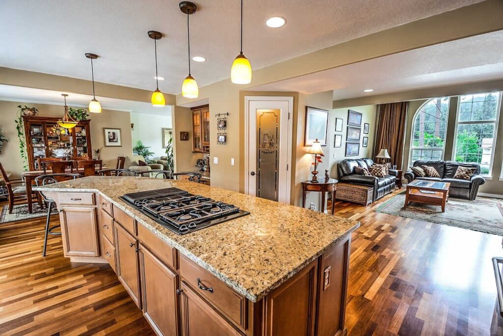 simplified kitchen