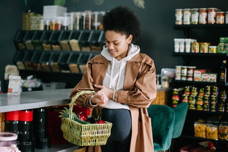 minimalist grocery shopping