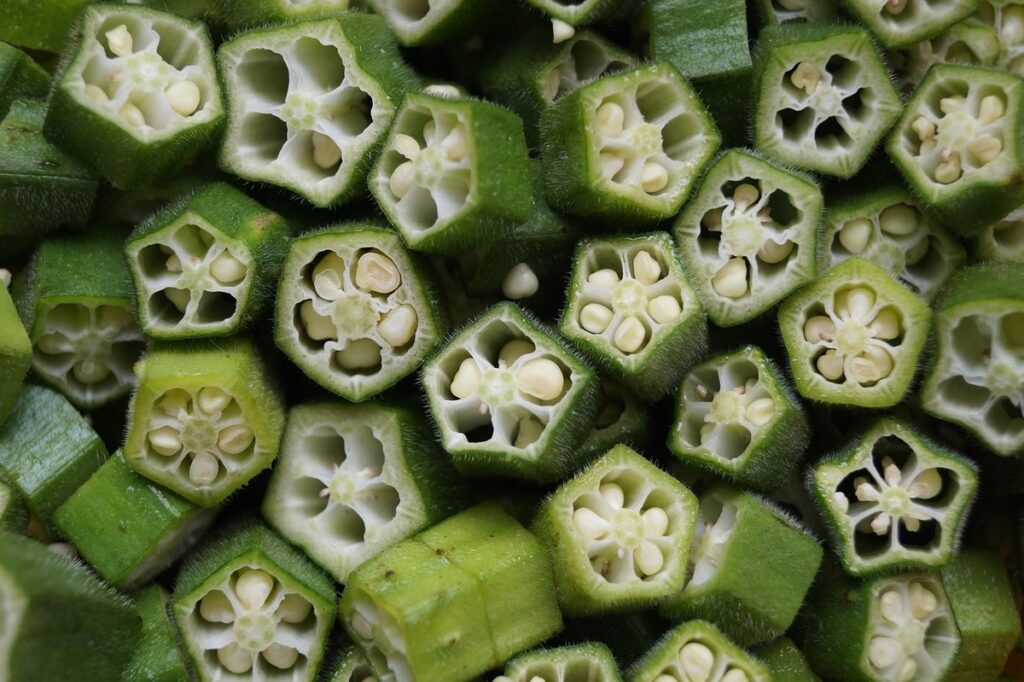 cooking with okra
