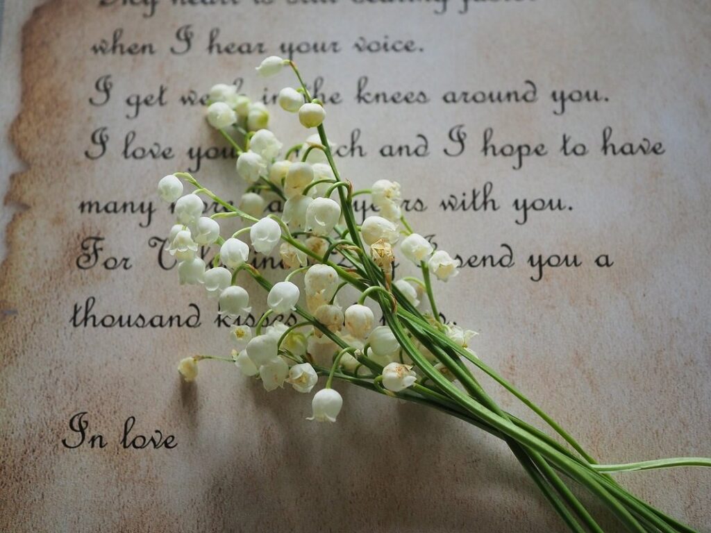 handwritten love letters for him