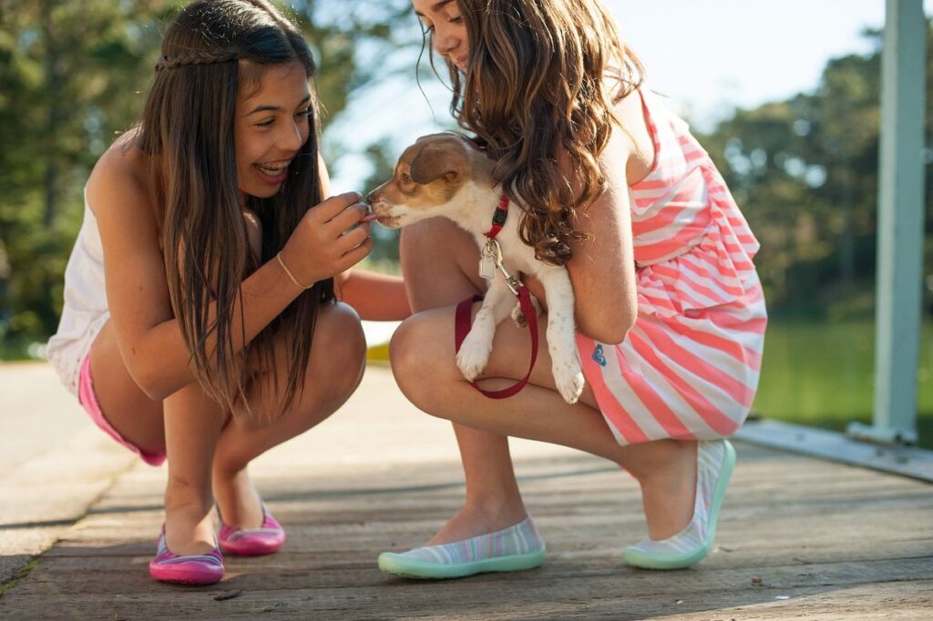playing outside