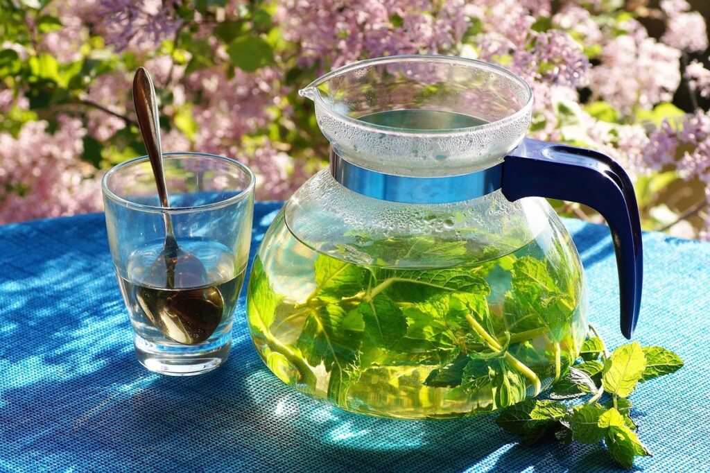 how to make mint tea from mint leaves