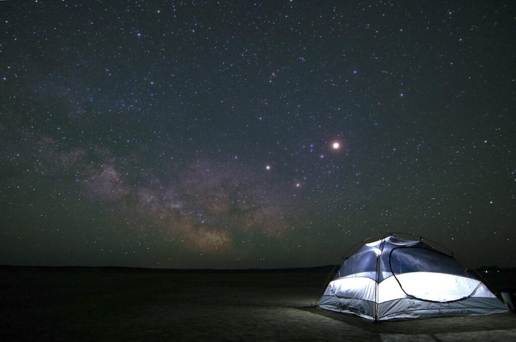 things to do while camping at night