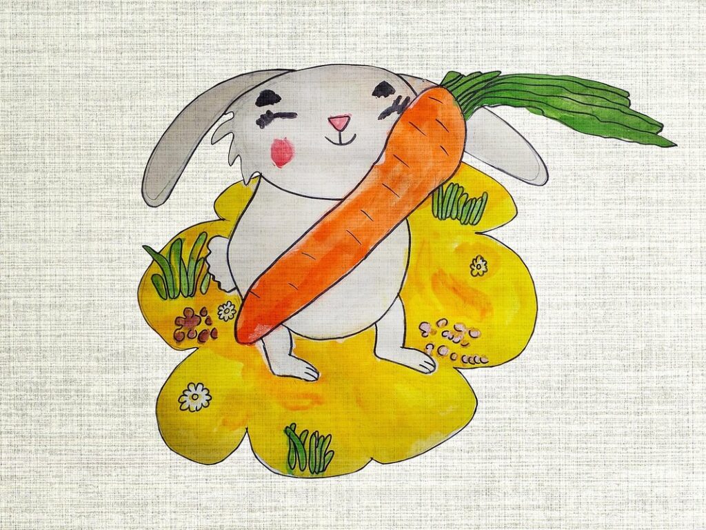 easy rabbits to draw