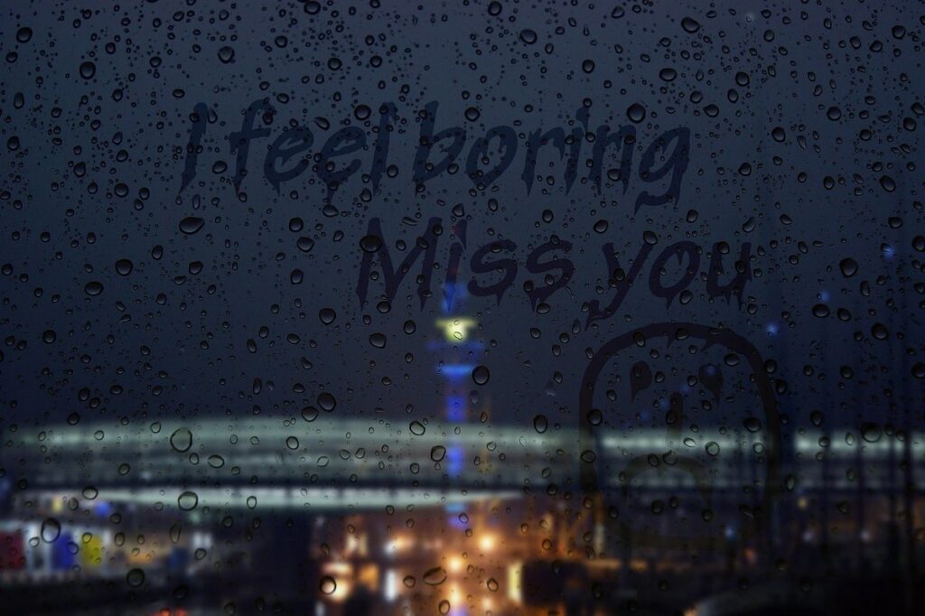 going outside in the rain